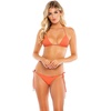 image:imageLuli Fama River Dance  Wavey Ruched Back Tie Side BottomCoastal Coral