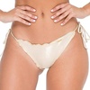 image:imageLuli Fama Womens Cosita Buena Cutting Edge Wavey Tie Side Ruched Full BottomAzafran