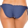 image:imageLuli Fama Womens Cosita Buena Cutting Edge Wavey Tie Side Ruched Full BottomAzulejo