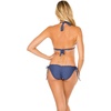 image:imageLuli Fama Womens Cosita Buena Cutting Edge Wavey Tie Side Ruched Full BottomAzulejo