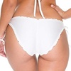 image:imageLuli Fama Womens Cosita Buena Cutting Edge Wavey Tie Side Ruched Full BottomLavanda