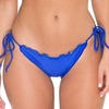 image:imageLuli Fama Womens Cosita Buena Cutting Edge Wavey Tie Side Ruched Full BottomLavanda