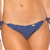 image:imageLuli Fama Womens Cosita Buena Cutting Edge Wavey Tie Side Ruched Full BottomLavanda