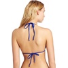 image:imageLuli Fama Womens Cosita Buena Fringe Halter Bikini TopElectric Blue