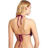 image:imageLuli Fama Womens Cosita Buena Fringe Halter Bikini TopVixen Purple