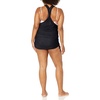 image:imageLuli Fama Womens Cosita Buena Racerback Mini CoverUp DressBlack