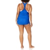 image:imageLuli Fama Womens Cosita Buena Racerback Mini CoverUp DressElectric Blue