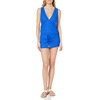 image:imageLuli Fama Womens Cosita Buena Racerback Mini CoverUp DressElectric Blue