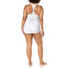 image:imageLuli Fama Womens Cosita Buena Racerback Mini CoverUp DressWhite