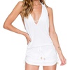 image:imageLuli Fama Womens Cosita Buena Racerback Mini CoverUp DressWhite