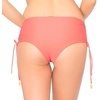 image:imageLuli Fama Womens Cosita Buena Reversible Drawstring High Rise Bikini BottomFire Coral