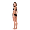 image:imageLuli Fama Womens Cosita Buena Side Tab Seamless Reversible Full Bikini BottomBlack