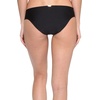 image:imageLuli Fama Womens Cosita Buena Side Tab Seamless Reversible Full Bikini BottomBlack