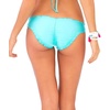 image:imageLuli Fama Womens Cosita Buena Wavy Full RuchedBack Bikini BottomAqua Marine