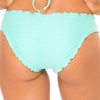image:imageLuli Fama Womens Cosita Buena Wavy Full RuchedBack Bikini BottomBlack
