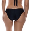 image:imageLuli Fama Womens Cosita Buena Wavy Full RuchedBack Bikini BottomBlack