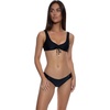 image:imageLuli Fama Womens Cosita Buena Wavy Full RuchedBack Bikini BottomBlack