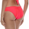 image:imageLuli Fama Womens Cosita Buena Wavy Full RuchedBack Bikini BottomBombshell Red