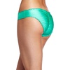 image:imageLuli Fama Womens Cosita Buena Wavy Full RuchedBack Bikini BottomJade Shimmer