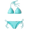image:imageLuli Fama Womens Cosita Buena Wavy Triangle Bikini TopAqua Marine