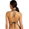 image:imageLuli Fama Womens Cosita Buena Wavy Triangle Bikini TopCharcoal