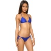image:imageLuli Fama Womens Cosita Buena Wavy Triangle Bikini TopElectric Blue