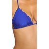 image:imageLuli Fama Womens Cosita Buena Wavy Triangle Bikini TopElectric Blue