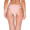 image:imageLuli Fama Womens Standard Cosita Buena Reversible Zig Zag Open Side Moderate BottomRosa