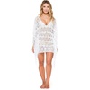 image:imageLuli Fama MUCHACHITA Linda  Caftan Fringe Dress White