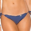 image:imageLuli Fama Womens Cosita Buena Cutting Edge Wavey Tie Side Ruched Full BottomAzulejo