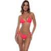 image:imageLuli Fama Womens Triangle Bikini Top with Removable Cups and Adjustable Tie ClosureBombshell Red