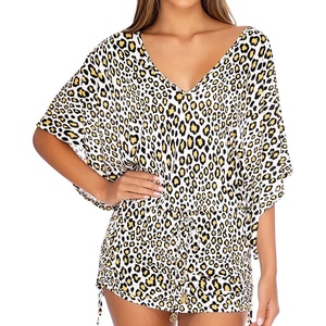 image:imageLuli Fama Wild Side  Cabana V Neck Dress  MMulticolor