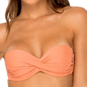 image:imageLuli Fama Womens Cosita Buena Cutting Edge Underwire Push Up BandeauAzafran