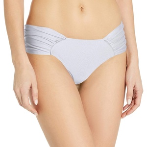 image:imageLuli Fama Womens Cosita Buena Ruched Back Bikini BottomWhite