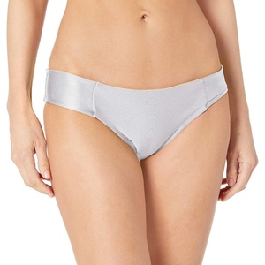 image:imageLuli Fama Womens Cosita Buena Side Tab Seamless Reversible Full Bikini BottomWhite