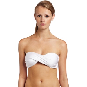 image:imageLuli Fama Womens Cosita Buena Twist Bandeau TopWhite