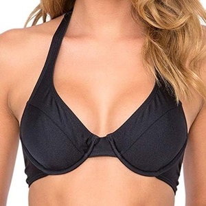 image:imageLuli Fama Womens Cosita Buena Underwire Halter Bikini TopBlack