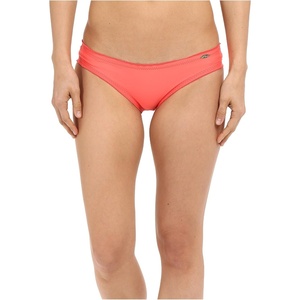 image:imageLuli Fama Womens Cosita Buena Wavy Full RuchedBack Bikini BottomFire Coral